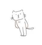 ゆるい男女と猫（個別スタンプ：12）