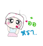 Hi！ My name is Mano. ^_^（個別スタンプ：9）