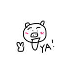 so beautiful pig（個別スタンプ：4）