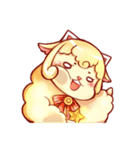 Sheep and cats use magic to change（個別スタンプ：1）