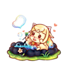Sheep and cats use magic to change（個別スタンプ：5）