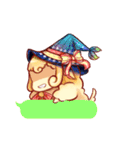Sheep and cats use magic to change（個別スタンプ：8）
