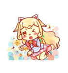 Sheep and cats use magic to change（個別スタンプ：28）