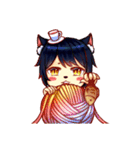 Sheep and cats use magic to change（個別スタンプ：36）