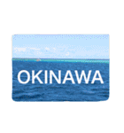 沖縄の海風景絵葉書と海中生物の日常会話3（個別スタンプ：40）