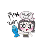 ^_^！ So cool. My name is Mika. Pig.（個別スタンプ：38）