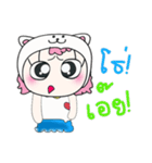 Hi！ My name isMee. ^_^（個別スタンプ：7）