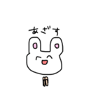 なんだかんだで使えるうさぎ（個別スタンプ：4）