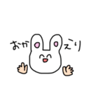 なんだかんだで使えるうさぎ（個別スタンプ：9）