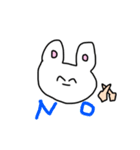 なんだかんだで使えるうさぎ（個別スタンプ：16）