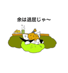 チャラネコ殿さま（個別スタンプ：5）