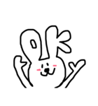 隣の家のぽぴくんと友達のウサピ丸殿（個別スタンプ：27）