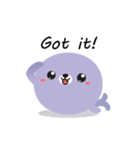 Silly Seal Animated Stickers（個別スタンプ：4）