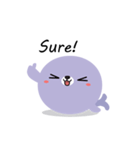 Silly Seal Animated Stickers（個別スタンプ：8）