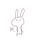はゆのためのうさぎ いち（個別スタンプ：4）