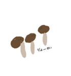 キノコと日常と私（個別スタンプ：2）