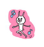 ただの普通のうさぎ | うさぴょん（個別スタンプ：1）