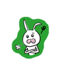 ただの普通のうさぎ | うさぴょん（個別スタンプ：4）