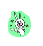 ただの普通のうさぎ | うさぴょん（個別スタンプ：5）