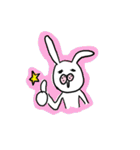 ただの普通のうさぎ | うさぴょん（個別スタンプ：6）
