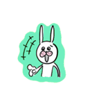 ただの普通のうさぎ | うさぴょん（個別スタンプ：10）