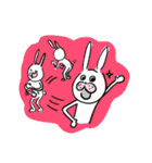 ただの普通のうさぎ | うさぴょん（個別スタンプ：16）