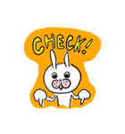 ただの普通のうさぎ | うさぴょん（個別スタンプ：19）