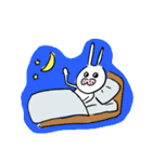 ただの普通のうさぎ | うさぴょん（個別スタンプ：21）