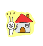 ただの普通のうさぎ | うさぴょん（個別スタンプ：35）