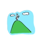 ただの普通のうさぎ | うさぴょん（個別スタンプ：36）