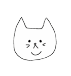無気力で二重あごな猫のスタンプ（個別スタンプ：1）