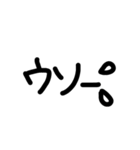 文字だけ言葉（個別スタンプ：7）