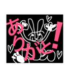 うさぎとねこの空前絶後のあいさつ（個別スタンプ：12）