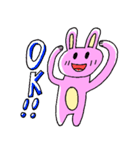 小5うさぎ（個別スタンプ：8）