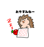 ハリネズミとトマトの日常（その1）（個別スタンプ：1）
