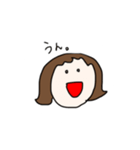 ハナ子の日常会話（個別スタンプ：4）