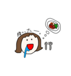 ハナ子の日常会話（個別スタンプ：16）
