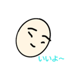 タマゴなおじさん（個別スタンプ：3）