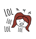 Huaw-fuu girl Speak English in Thailand（個別スタンプ：5）