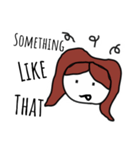 Huaw-fuu girl Speak English in Thailand（個別スタンプ：6）