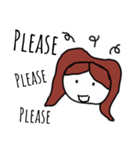 Huaw-fuu girl Speak English in Thailand（個別スタンプ：9）