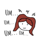 Huaw-fuu girl Speak English in Thailand（個別スタンプ：10）