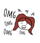 Huaw-fuu girl Speak English in Thailand（個別スタンプ：11）