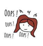 Huaw-fuu girl Speak English in Thailand（個別スタンプ：12）