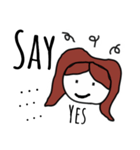 Huaw-fuu girl Speak English in Thailand（個別スタンプ：14）