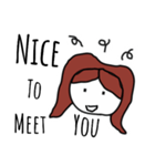 Huaw-fuu girl Speak English in Thailand（個別スタンプ：18）
