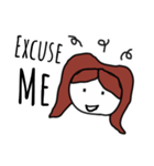 Huaw-fuu girl Speak English in Thailand（個別スタンプ：23）