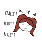 Huaw-fuu girl Speak English in Thailand（個別スタンプ：26）