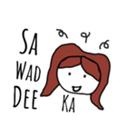 Huaw-fuu girl Speak English in Thailand（個別スタンプ：31）