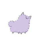 紫ポメ＋aスタンプ（個別スタンプ：14）